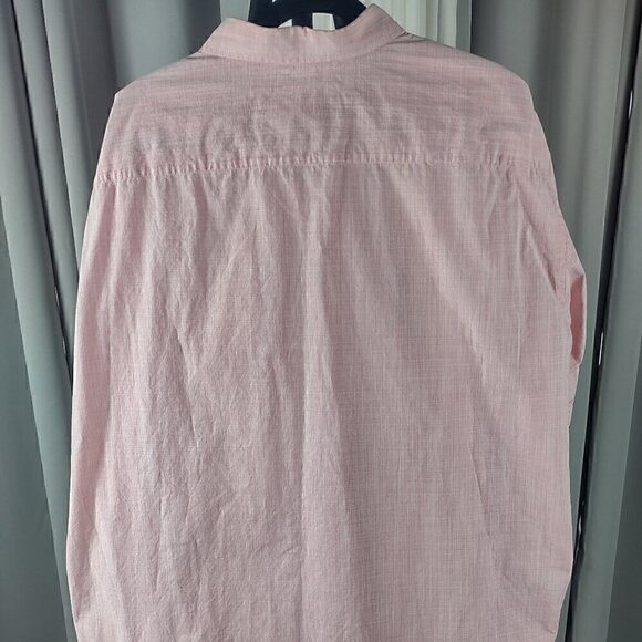 Casa Moda 100% Cotton Pink Pattern Short Sleeve Casual Fit Button Down Size 3XL - Picture 4 of 12